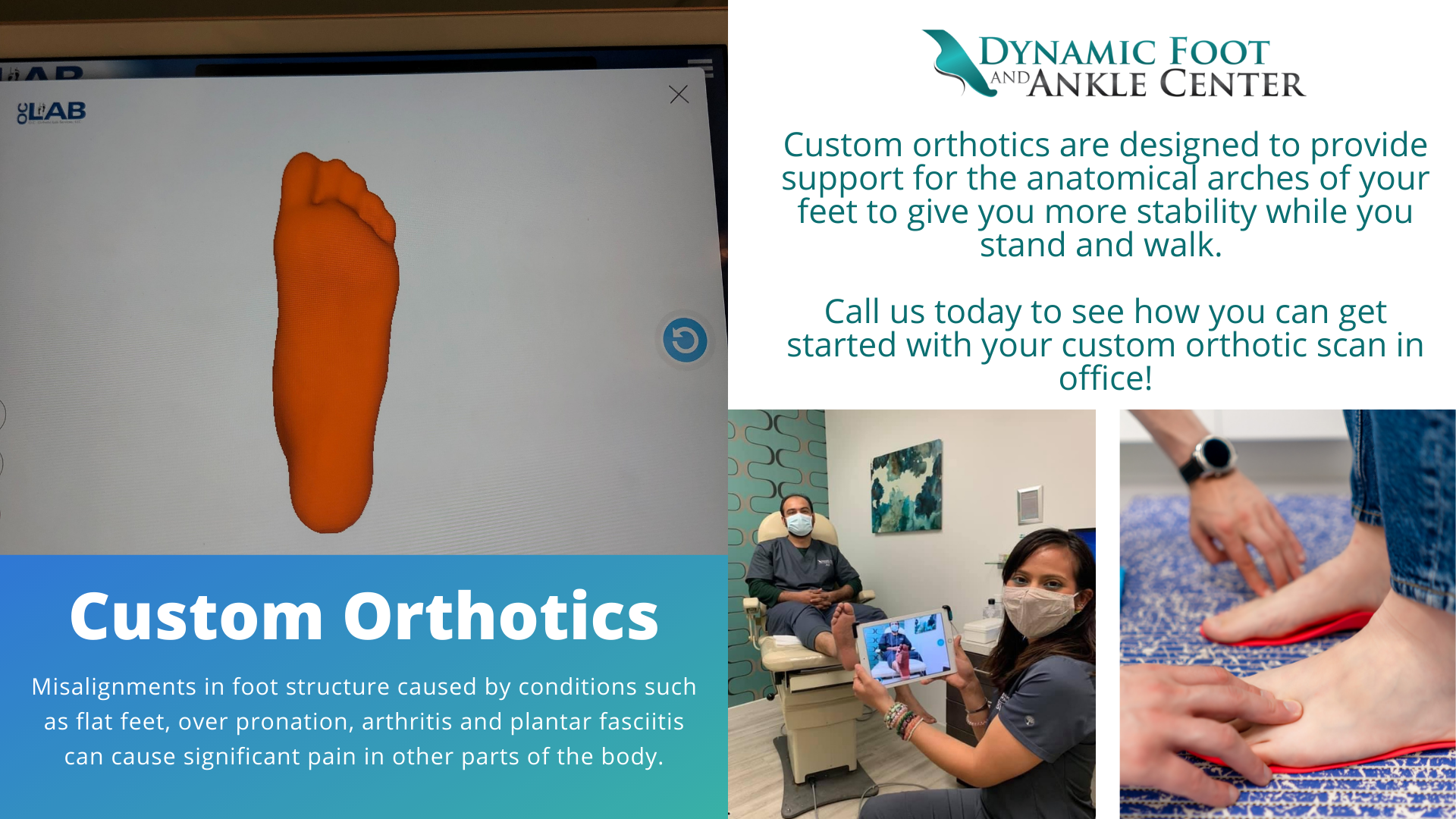 Custom Orthotics Dynamic Foot and Ankle Center